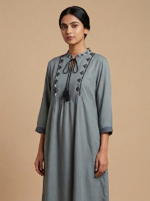 Soft Embroidered Dress